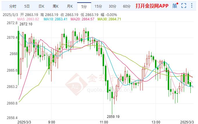 2025年3月3日国际黄金行情走势分析